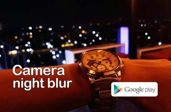 night blur camera screenshot 1