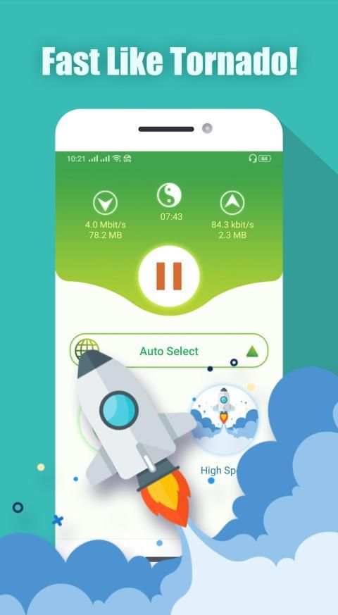Tornado VPN - A Turbo Super VPN Proxy & Free VPN screenshot 2