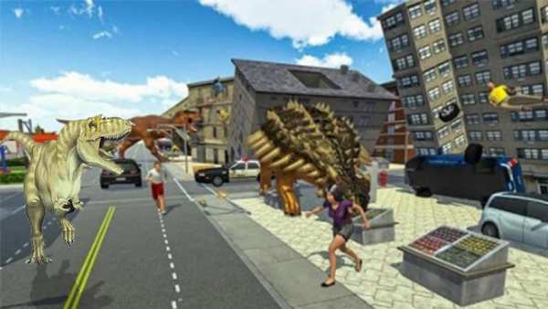 Wild Dinosaur Destroying World Simulator 2019 screenshot 2