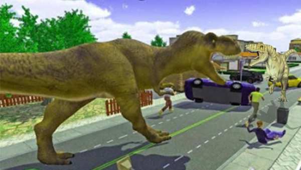 Wild Dinosaur Destroying World Simulator 2019 screenshot 3