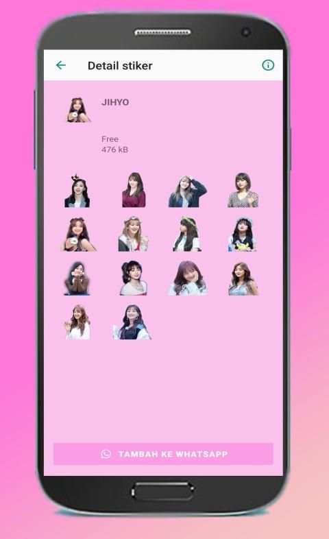 Stiker WhatsApp Korea Idol screenshot 3