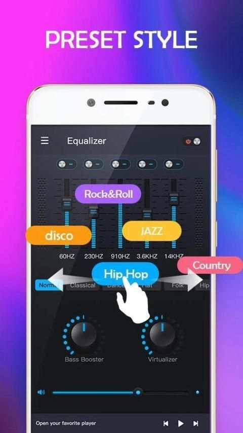 Music Equalizer - Bass Booster & Volume Up screenshot 2