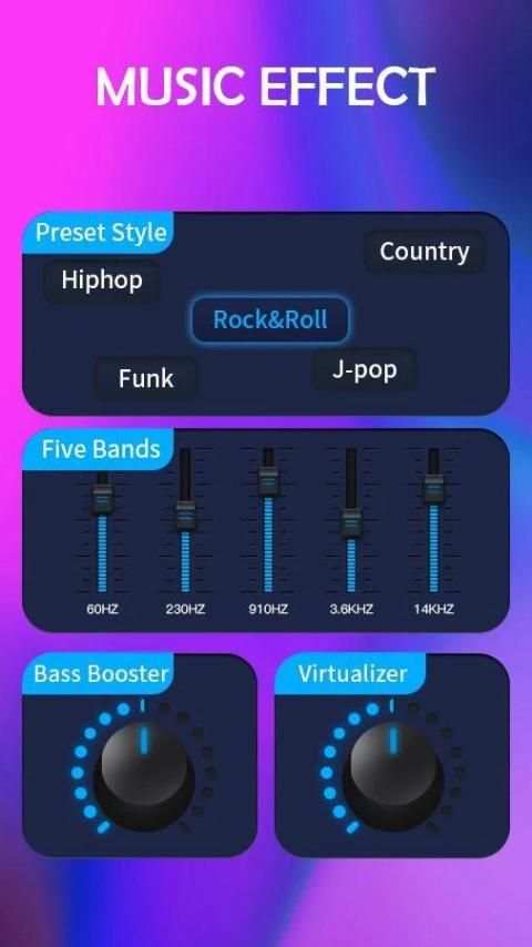 Music Equalizer - Bass Booster & Volume Up screenshot 4