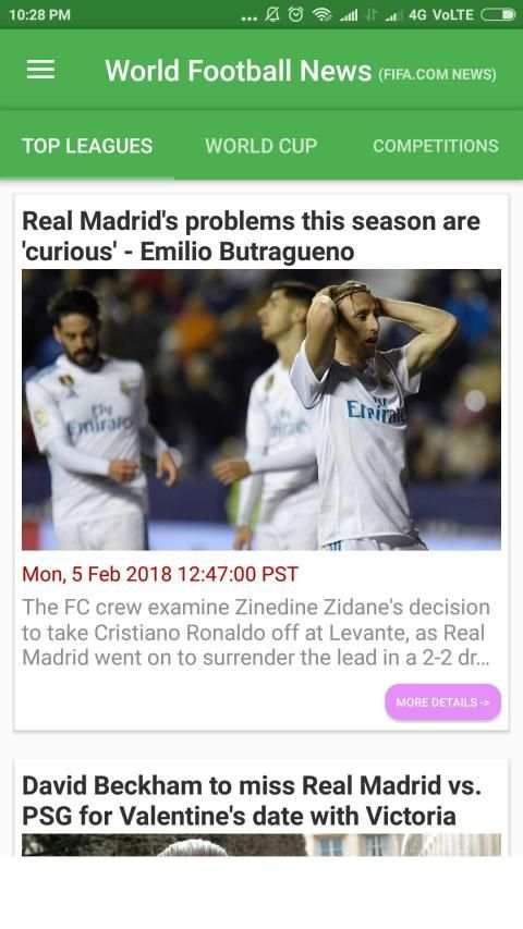 World Football News स्क्रीनशॉट 6