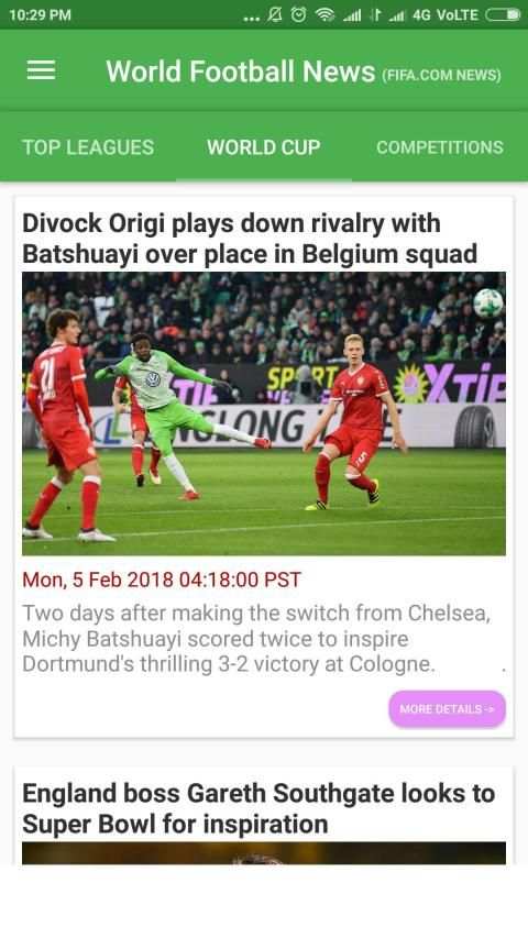 World Football News स्क्रीनशॉट 4