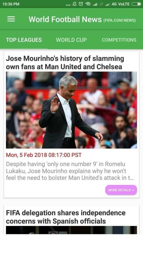 World Football News स्क्रीनशॉट 2
