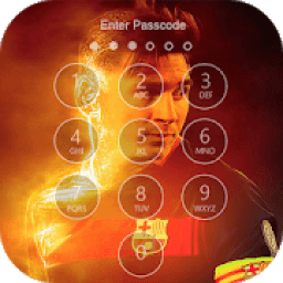 Lock Screen for Messi + Wallpapers आइकन