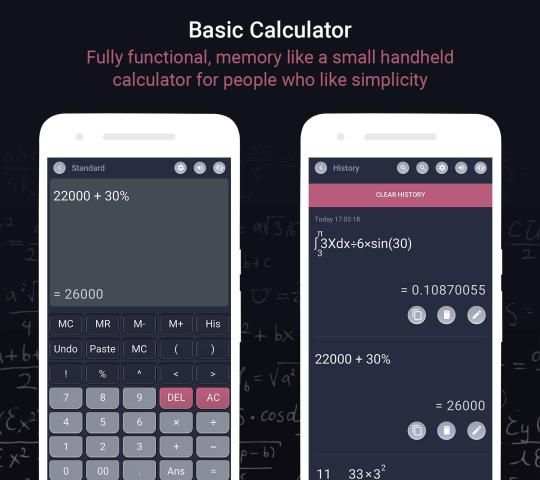 Calculator Free स्क्रीनशॉट 3
