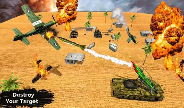 Aircraft Shooting Missile Strike-Free Action Game स्क्रीनशॉट 2