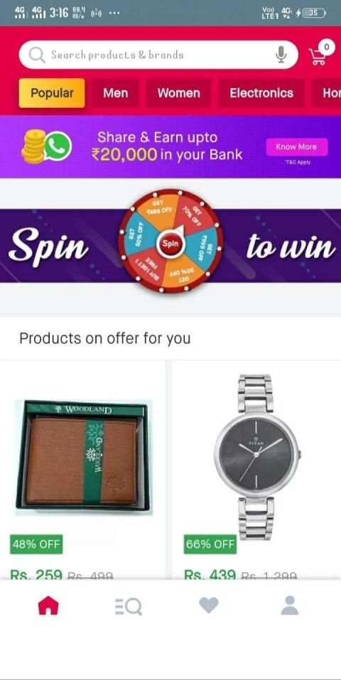 All In One - Online Shopping App screenshot 1