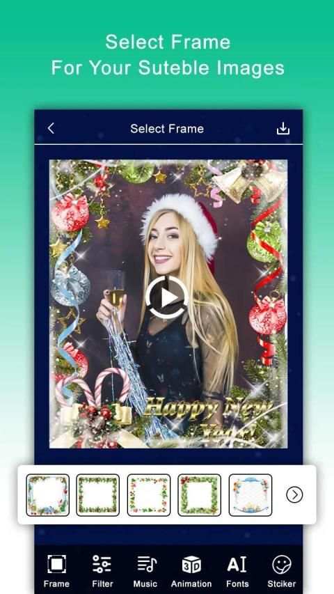 New Year Movie Maker : New Year Video Maker स्क्रीनशॉट 3