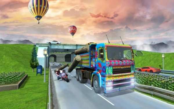Indian Cargo Truck : Truck Driver Simulator 2019 स्क्रीनशॉट 2
