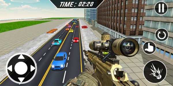 Traffic Sniper Shooting Combat 2019 screenshot 9
