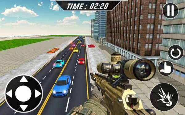 Traffic Sniper Shooting Combat 2019 screenshot 5