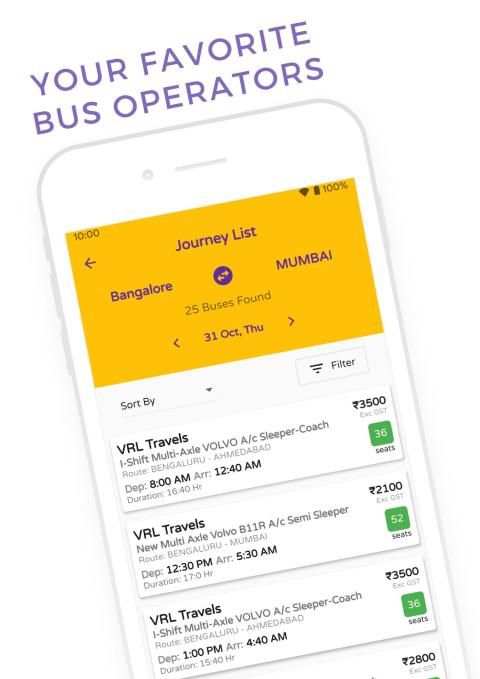 VOWBUS - Online Bus Ticket Booking App screenshot 6