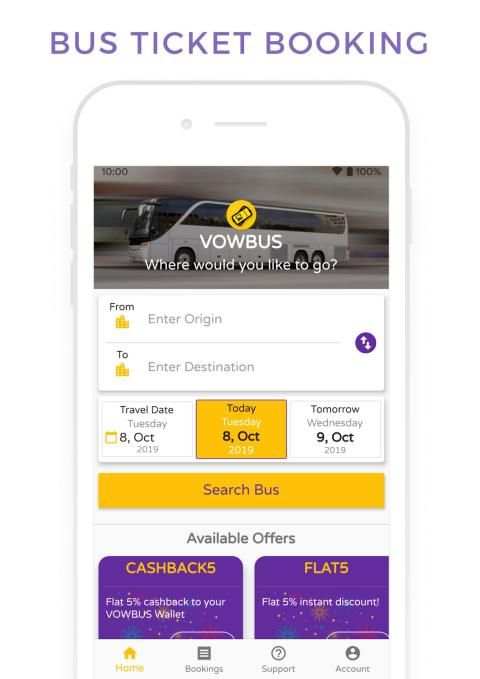 VOWBUS - Online Bus Ticket Booking App screenshot 7