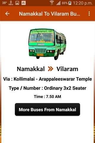 Namakkal Bus Info screenshot 4