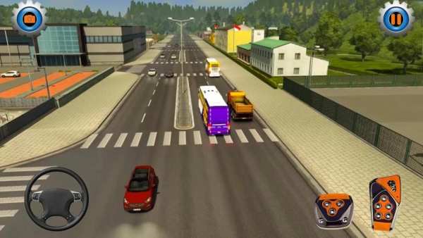 City Bus Racing 2019:Ultimate Bus Driving Sim 3D screenshot 1