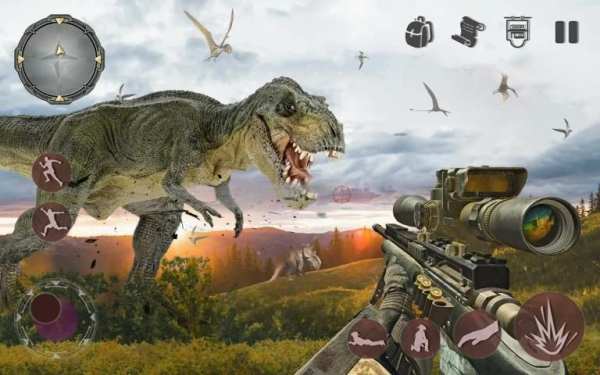 Dinosaur Sniper Strike : Survival Shooting Game screenshot 1