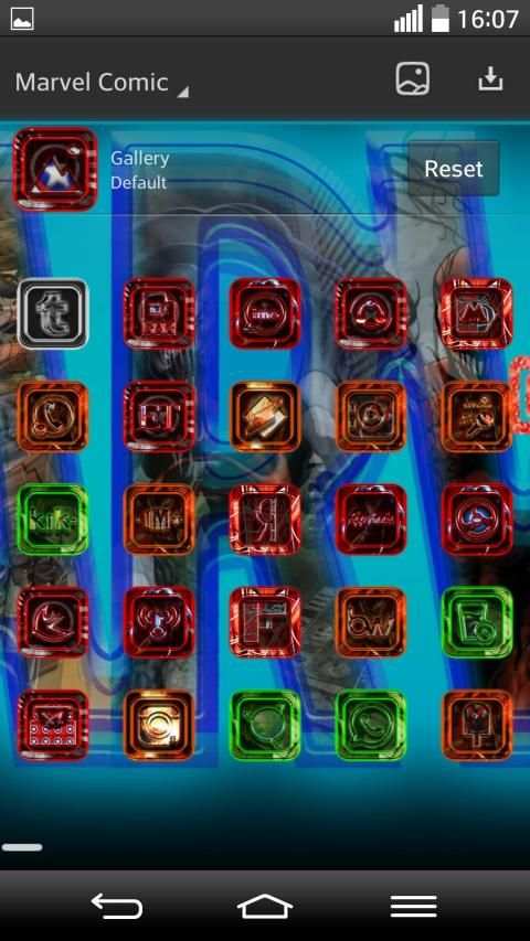 Next Launcher 3D Theme MComic screenshot 4