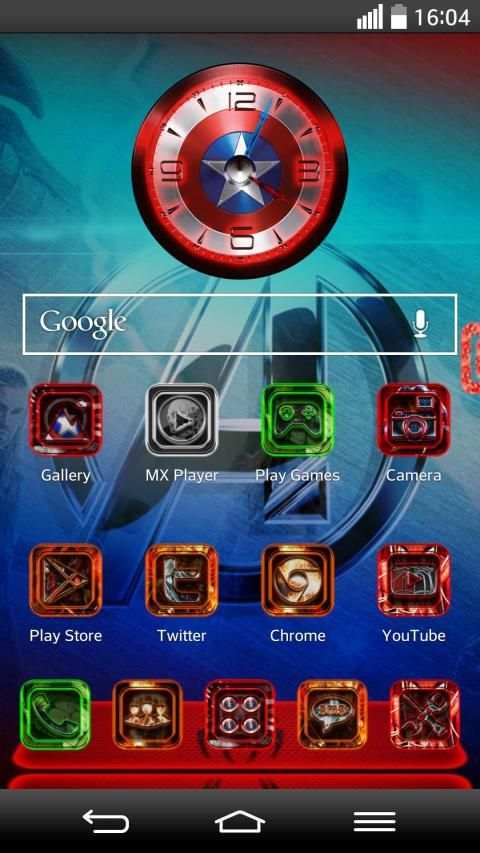 Next Launcher 3D Theme MComic screenshot 8