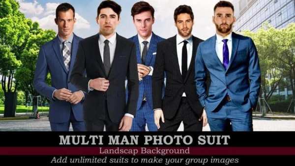 Man Dual Suit Photo Editor स्क्रीनशॉट 1