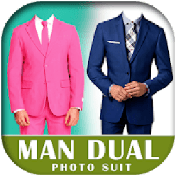 Man Dual Suit Photo Editor आइकन