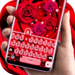 Emoji Keyboard * Red Rose Keyboard Theme