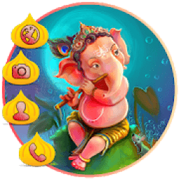 2019 Lord Ganesha APUS Launcher Theme आइकन