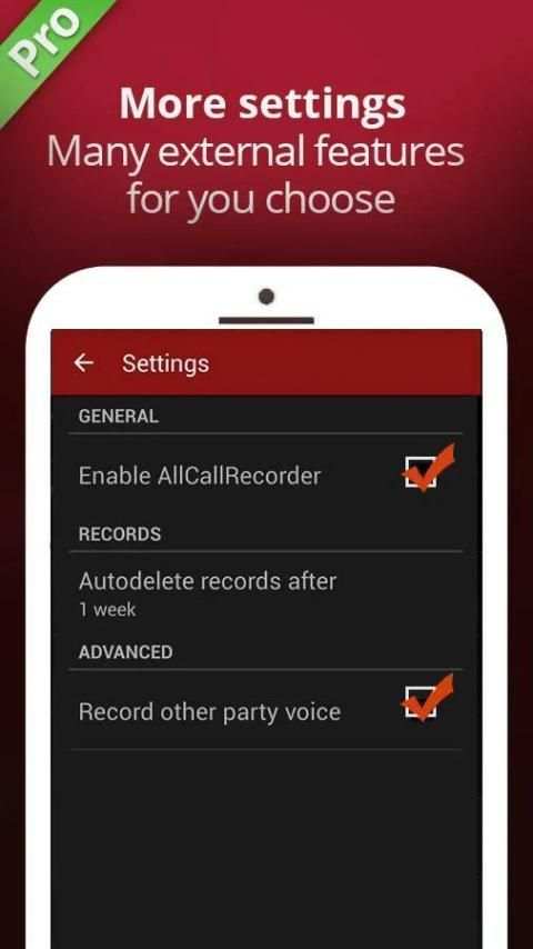 All Call Recorder Automatic Lite screenshot 2
