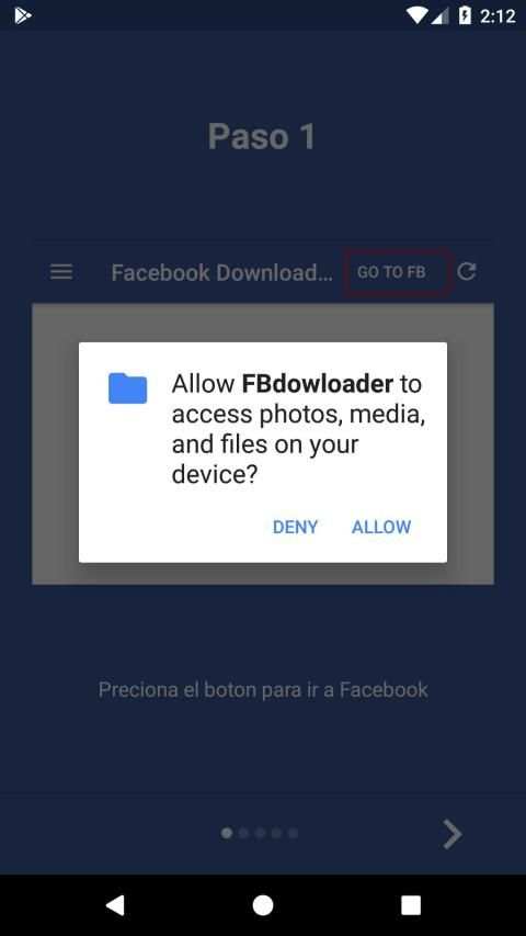 FBdowloader(Descargar Videos Facebook) screenshot 5