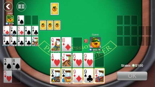 DH Pineapple Poker OFC screenshot 9