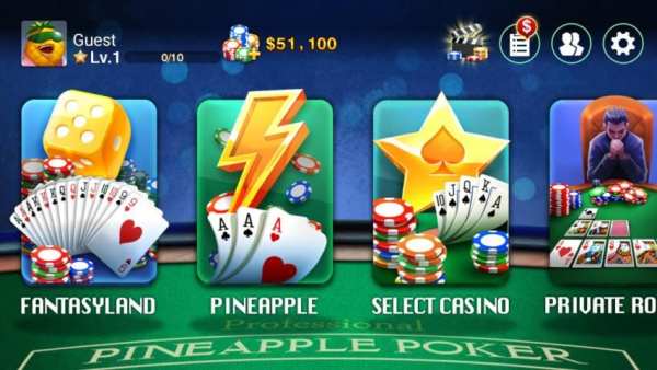 DH Pineapple Poker OFC screenshot 4