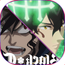 Black Wallpapers Clover आइकन