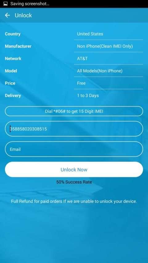 Free Unlock Network Code for ZTE SIM screenshot 7