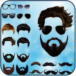Men beard photo editor salon - mustache hairstyle