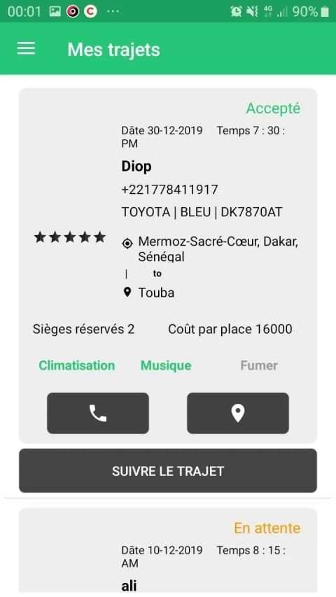 Allo Dakar App screenshot 1