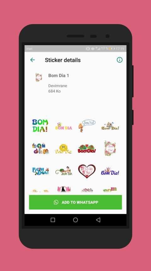 Figurinhas Bom Dia e Boa Noite (WAStickerApps) 4 تصوير الشاشة