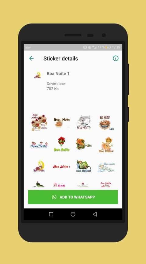 Figurinhas Bom Dia e Boa Noite (WAStickerApps) 3 تصوير الشاشة