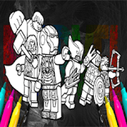 ikon Coloring lego superhero