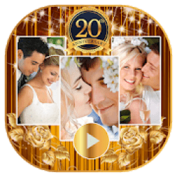 Anniversary Video Maker Music icon