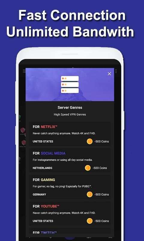 Boot Changer VPN - Free VPN Proxy & WiFi Security screenshot 2