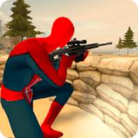 Rope Superhero vs Gangster Sniper Shooting 3D