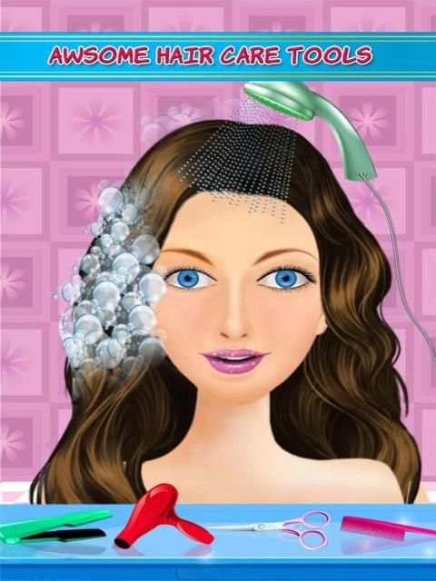 Hair Style Salon - Girls Games screenshot 2