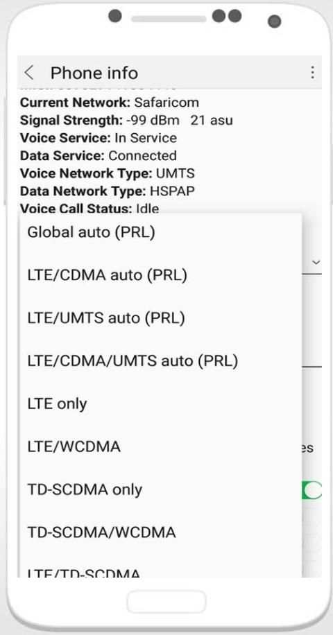 4G LTE Only - 4g LTE Mode (Dual SIM) स्क्रीनशॉट 3
