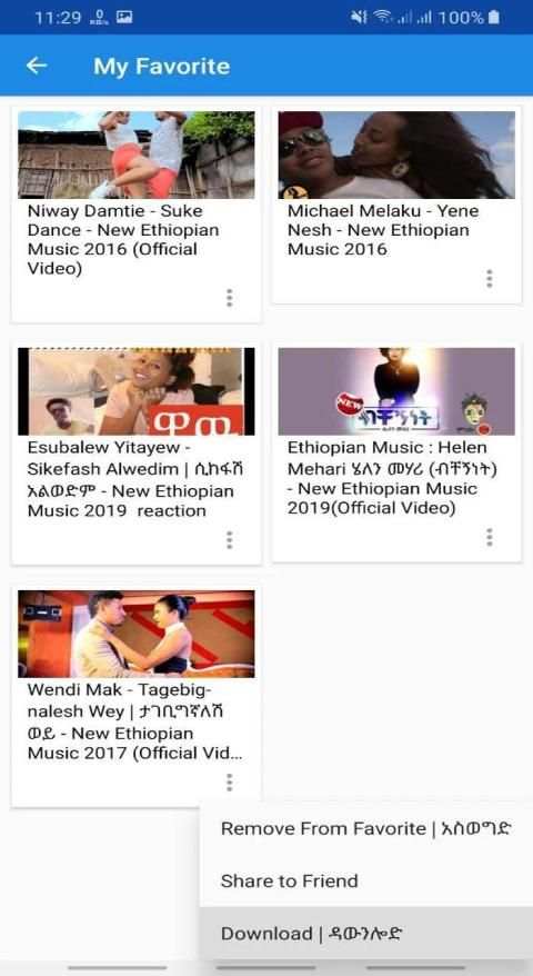 Top Ethiopian Music Videos 2020 screenshot 5