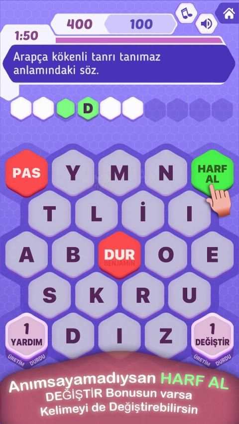 TV2 Kelime Bul Oyunu screenshot 4