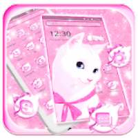 Pink Bow Cat Theme