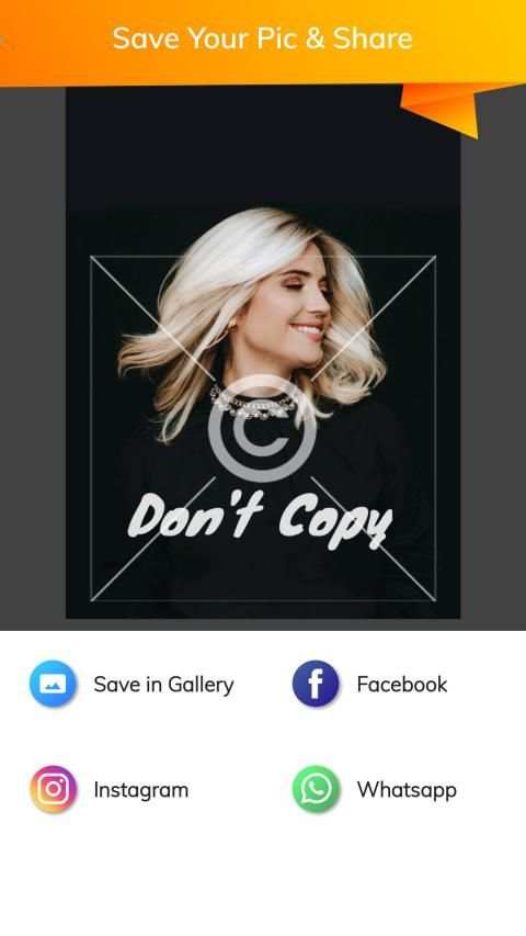 Add Watermark on Photos - Add Watermark Free screenshot 1