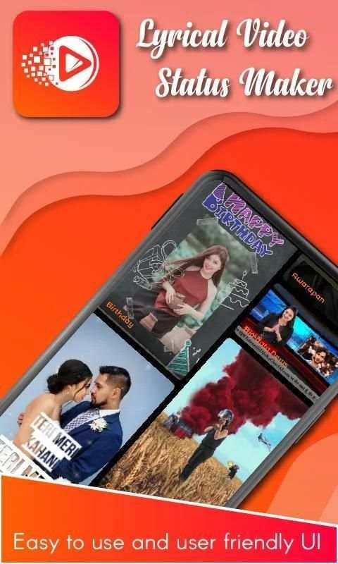 Lyrical Video Status Maker With Music screenshot 4
